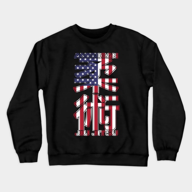 American Jiu Jitsu Crewneck Sweatshirt by eokakoart